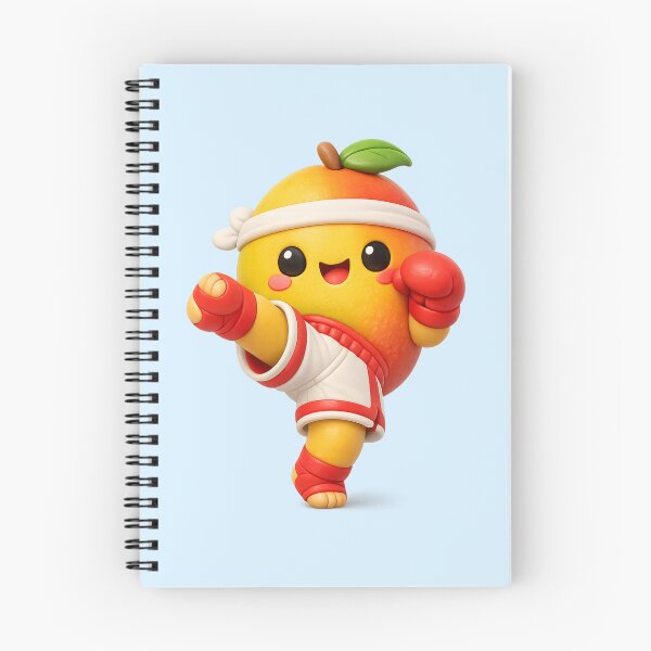 Item preview, Kawaii Mango Kickboxer | Cute Fruit Fighter 3D CGI Gym Character designed and sold by Moons Studio.