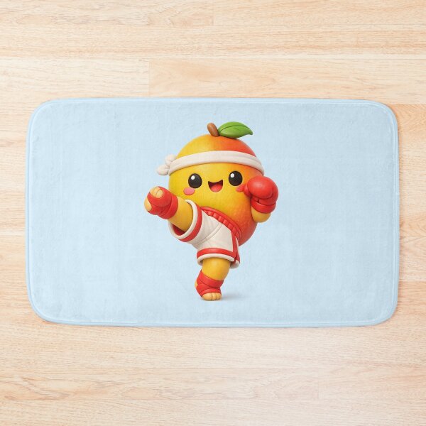 Item preview, Kawaii Mango Kickboxer | Cute Fruit Fighter 3D CGI Gym Character designed and sold by Moons Studio.