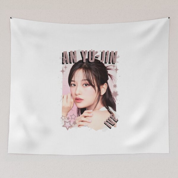 Item preview, Ivee Kpop An Yu-jin Group Girl Members Retro Scrapbook Kpop Collage Design designed and sold by HELL0WBELLO.