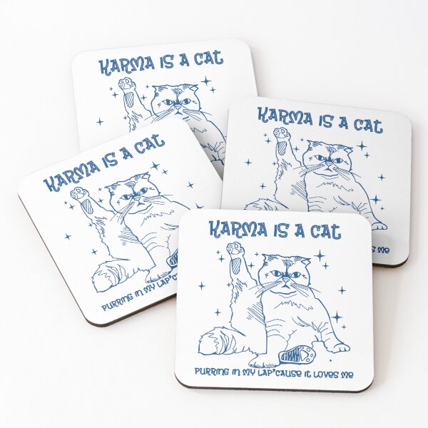 Item preview, Karma Is A Cat       designed and sold by stephendominic.