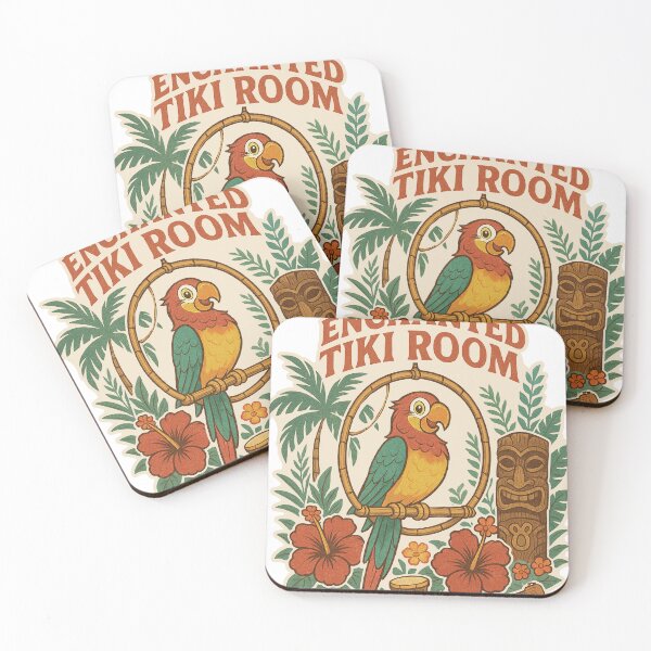 Item preview, Enchanted Tiki Room inspired vintage artwork themed design designed and sold by CinematicM.