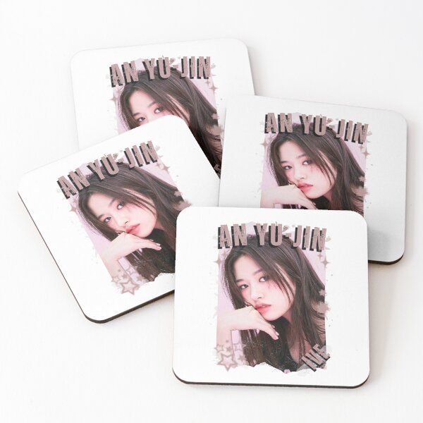 Item preview, Ivee Kpop An Yu-jin Group Girl Members Retro Scrapbook Kpop Collage Design designed and sold by HELL0WBELLO.