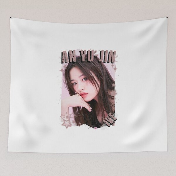 Item preview, Ivee Kpop An Yu-jin Group Girl Members Retro Scrapbook Kpop Collage Design designed and sold by HELL0WBELLO.