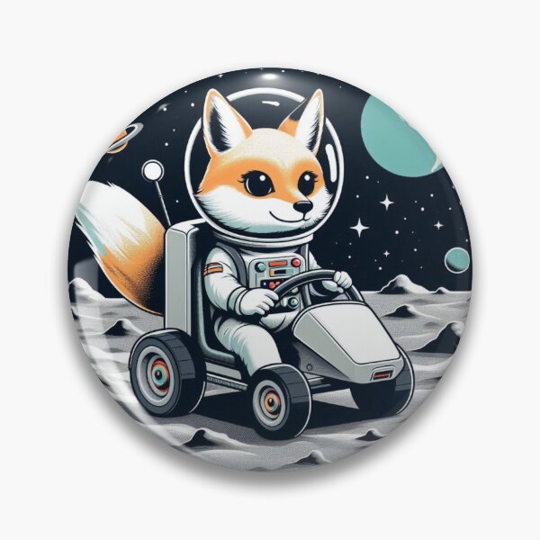 Item preview, Whimsical Fennec Fox in Space designed and sold by Dogandesighn.