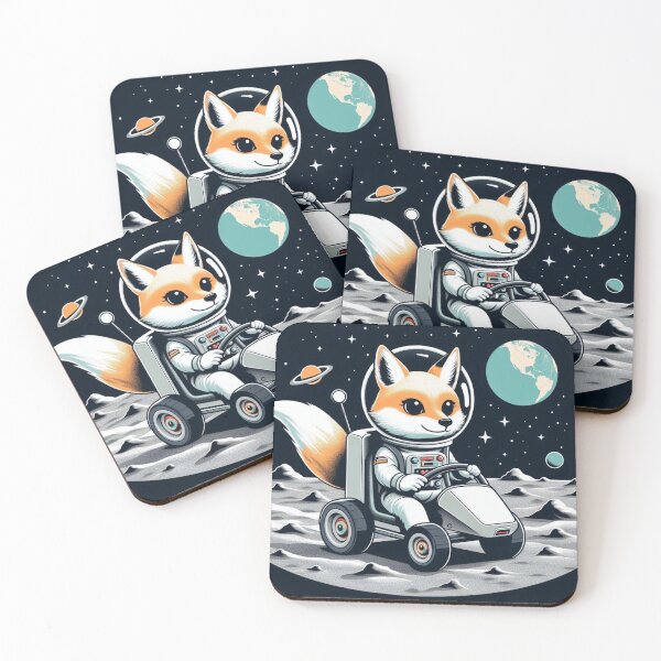 Item preview, Whimsical Fennec Fox in Space designed and sold by Dogandesighn.