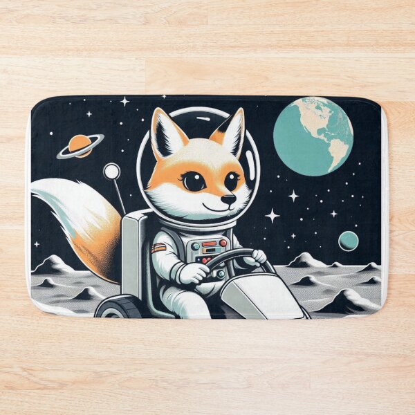 Item preview, Whimsical Fennec Fox in Space designed and sold by Dogandesighn.