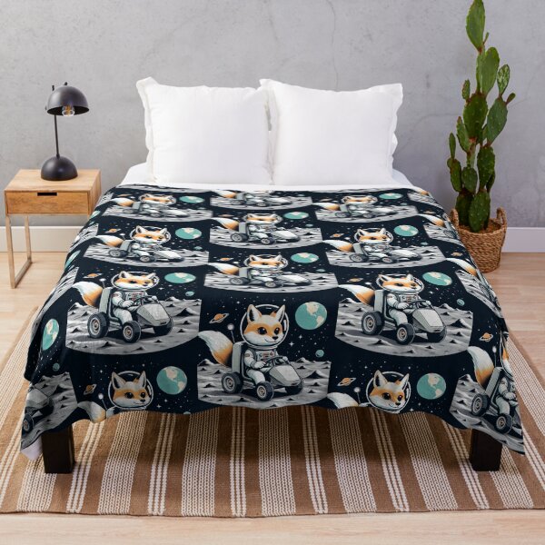 Item preview, Whimsical Fennec Fox in Space designed and sold by Dogandesighn.