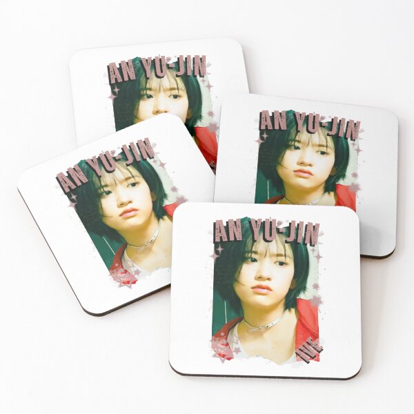 Item preview, Ivee Kpop An Yu-jin Group Girl Members Retro Scrapbook Kpop Collage Design designed and sold by HELL0WBELLO.