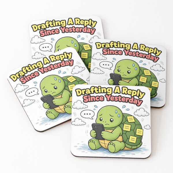 Item preview, Funny Overthinking Turtle Anxiety Meme Texting Gift designed and sold by Gentlestate.