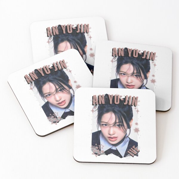Item preview, Ivee Kpop An Yu-jin Group Girl Members Retro Scrapbook Kpop Collage Design designed and sold by HELL0WBELLO.