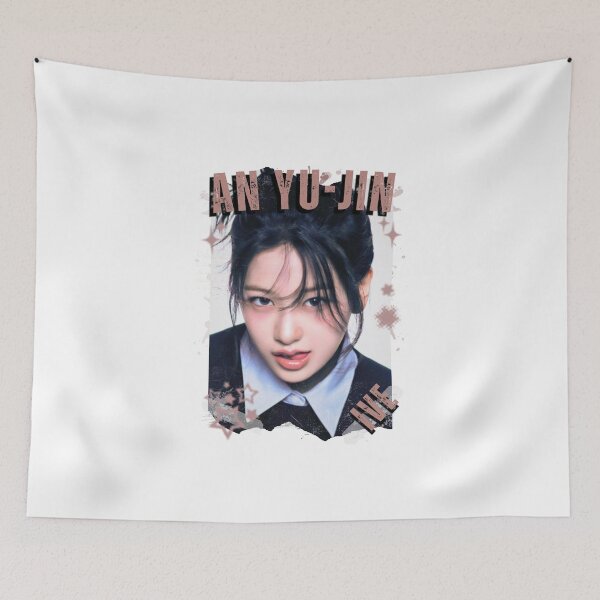Item preview, Ivee Kpop An Yu-jin Group Girl Members Retro Scrapbook Kpop Collage Design designed and sold by HELL0WBELLO.