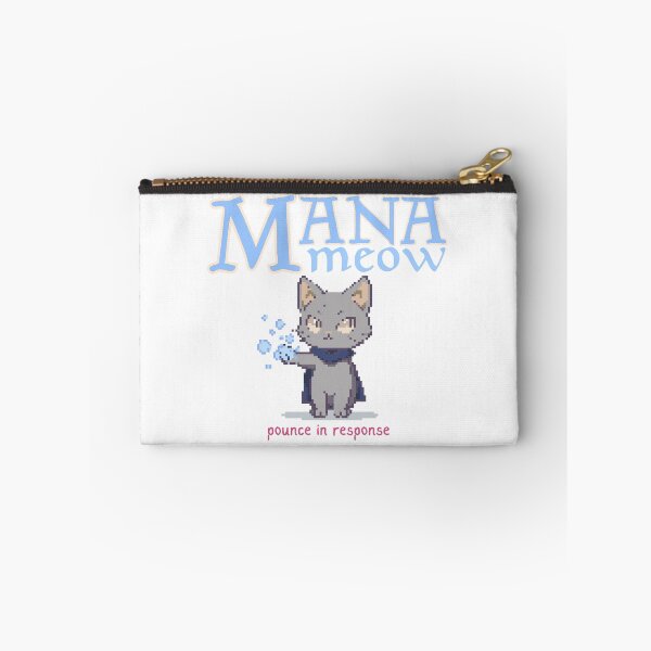 Item preview, Mana Meow Magic Gathering Cat Wizard designed and sold by heyhuecreatives.