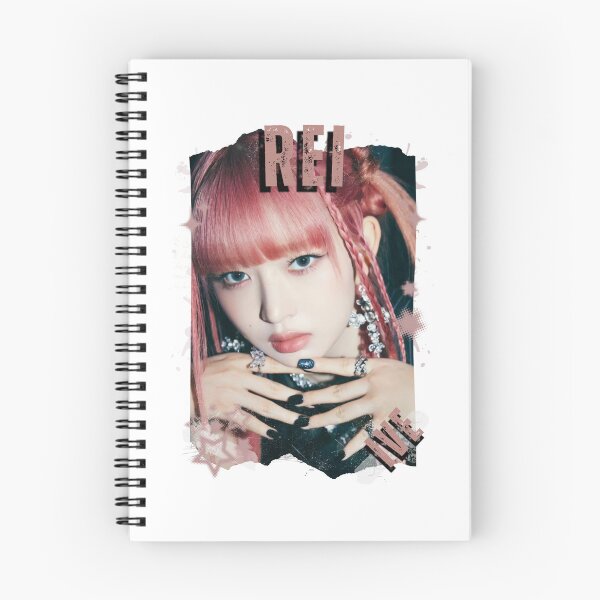 Item preview, Ivee Kpop Rei Group Girl Members Retro Scrapbook Kpop Collage Design designed and sold by HELL0WBELLO.