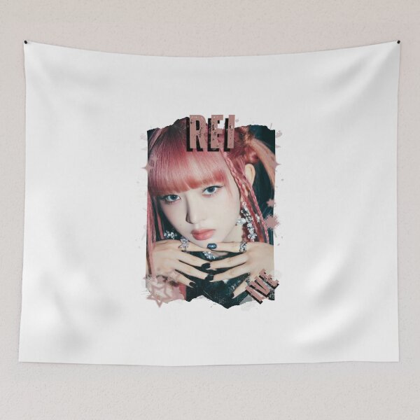 Item preview, Ivee Kpop Rei Group Girl Members Retro Scrapbook Kpop Collage Design designed and sold by HELL0WBELLO.