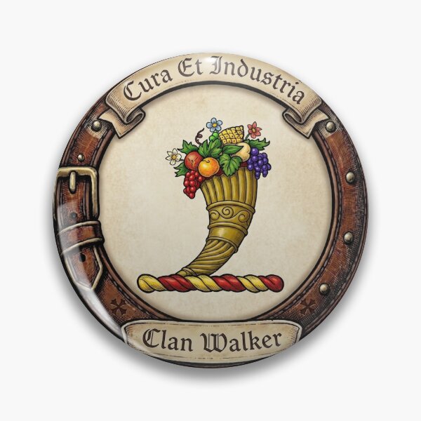 Item preview, Clan Walker Crest designed and sold by BagTown Clans.