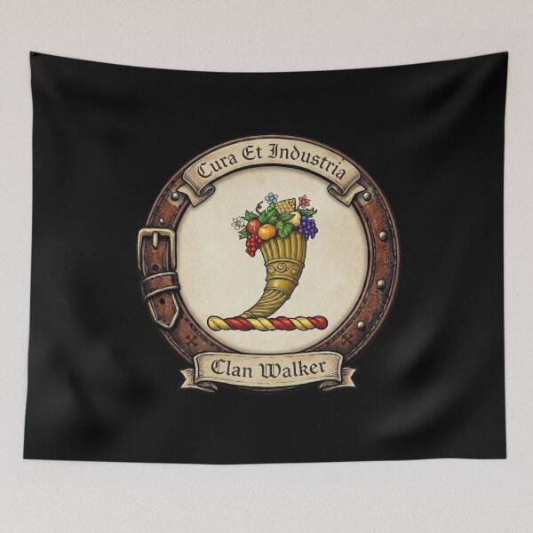 Item preview, Clan Walker Crest designed and sold by BagTown Clans.
