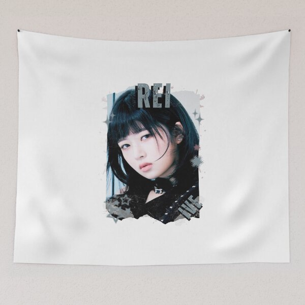 Item preview, Ivee Kpop Rei Group Girl Members Retro Scrapbook Kpop Collage Design designed and sold by HELL0WBELLO.