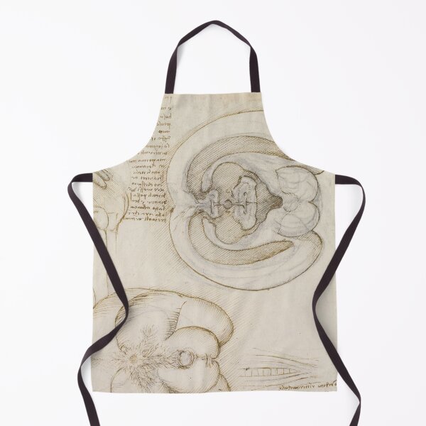 Item preview, The Brain by Leonardo da Vinci Renaissance Anatomical Study Drawing Print designed and sold by artofuniverse.