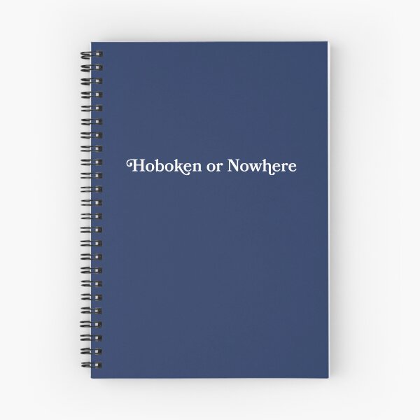 Item preview, Hoboken or Nowhere White designed and sold by Lune Noire Designs.