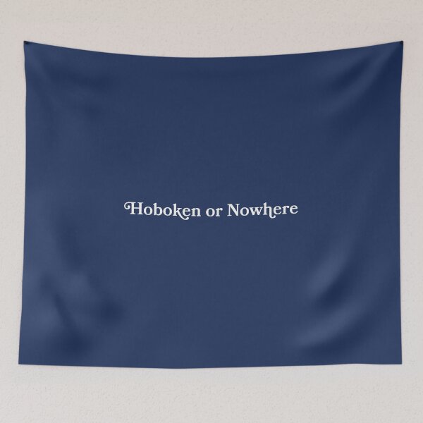 Item preview, Hoboken or Nowhere White designed and sold by Lune Noire Designs.
