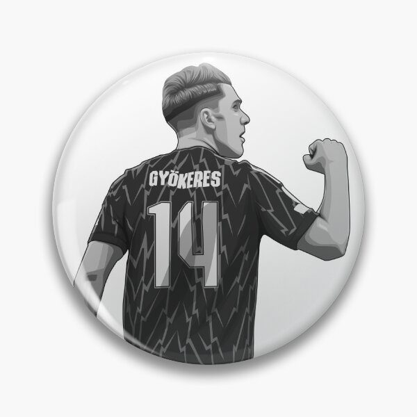 Item preview, Viktor Gyokeres Black and White Version designed and sold by Aldduardo.