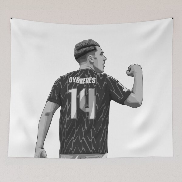 Item preview, Viktor Gyokeres Black and White Version designed and sold by Aldduardo.