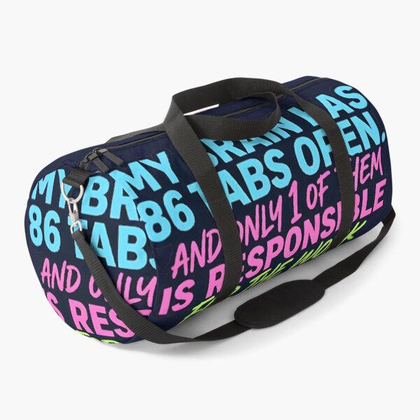 Item preview, My Brain Has 86 Tabs Open Neon Funny Quote | Overthinking ADHD Productivity Meme designed and sold by MCV-Designs.