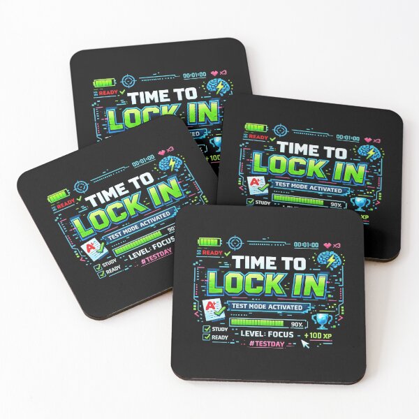 Item preview, Time To Lock In Test Mode Activated Gaming School Exam Motivation Shirt designed and sold by LunaMagicStudio.