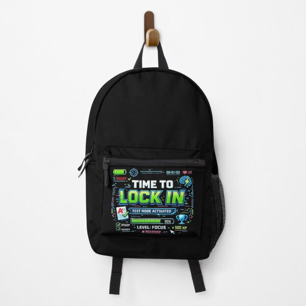 Item preview, Time To Lock In Test Mode Activated Gaming School Exam Motivation Shirt designed and sold by LunaMagicStudio.