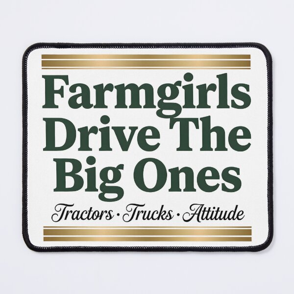 Item preview, Farmgirls Drive The Big Ones - Country Style designed and sold by Wandalu Vuhs.