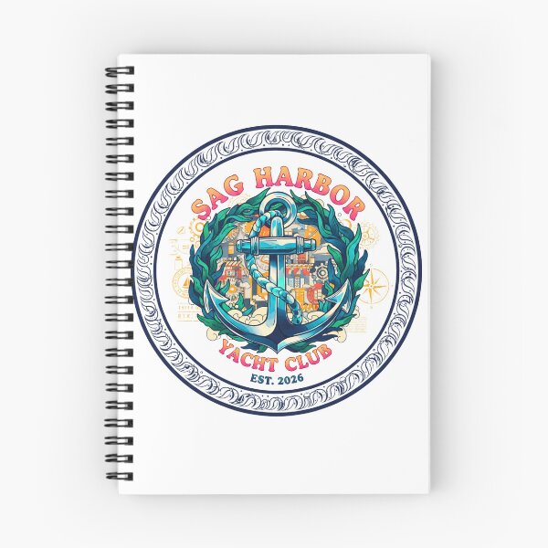 Item preview, Sag Harbor Yacht Club Inspired Navy Anchor Coastal Design designed and sold by FitEnvy.