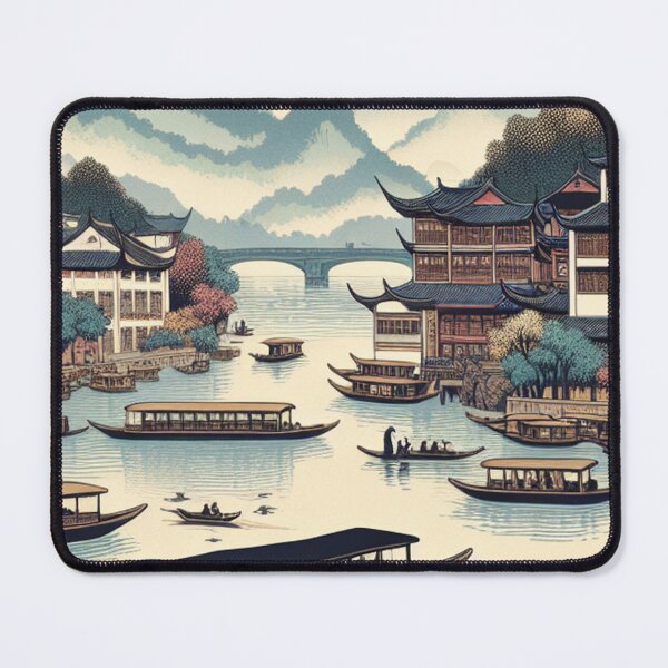 Item preview, Changsha China Edo Ukiyo-e Style Landscape designed and sold by Vandy Fullam.