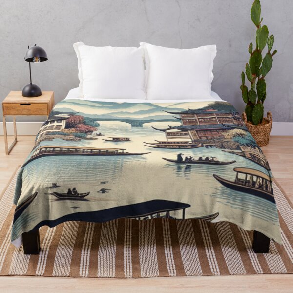 Item preview, Changsha China Edo Ukiyo-e Style Landscape designed and sold by Vandy Fullam.