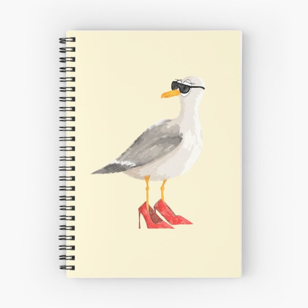 Item preview, Seagull Diva in High Heels - Sarcastic & Fashion Illustration designed and sold by Ajova-.