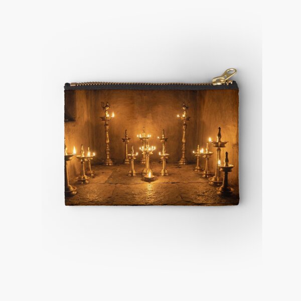 Item preview, Kerala Nilavilakku — Traditional Brass Oil Lamps Glowing in  an Ancient House designed and sold by Mindful Heritage.