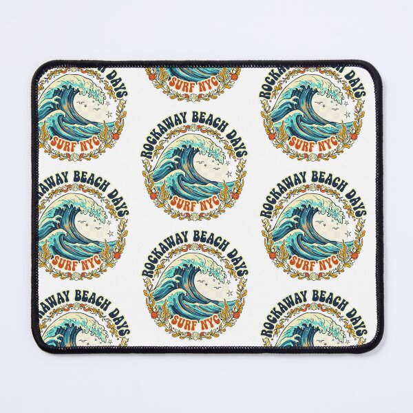 Item preview, Rockaway Beach Days - Vintage NYC Surf Badge designed and sold by FitEnvy.