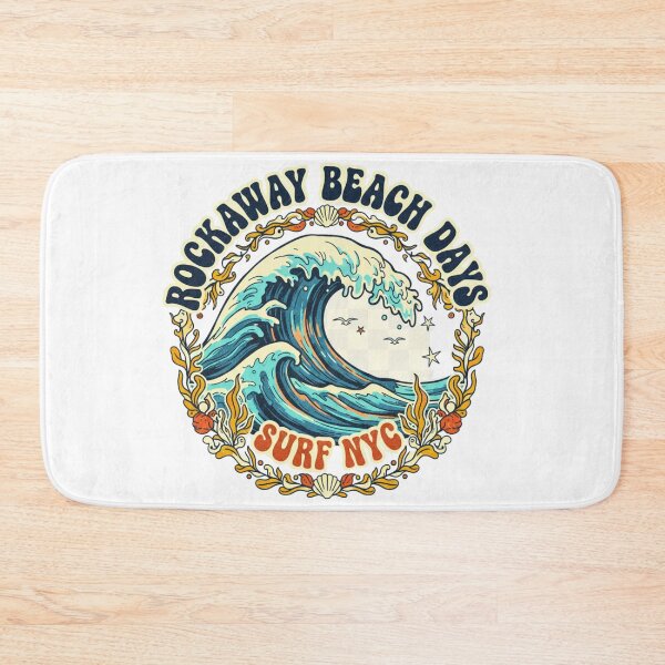 Item preview, Rockaway Beach Days - Vintage NYC Surf Badge designed and sold by FitEnvy.