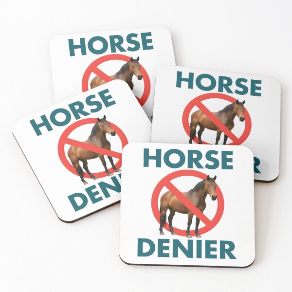 Item preview, Funny Horse Denier Conspiracy Theory designed and sold by PatelCarol.