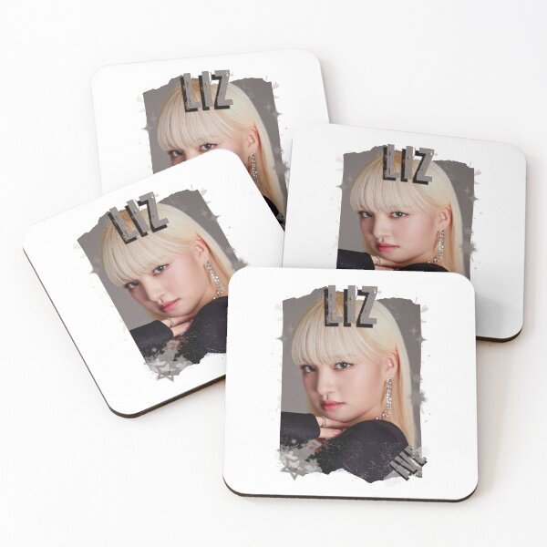Item preview, Ivee Kpop Liz Group Girl Members Retro Scrapbook Kpop Collage Design designed and sold by HELL0WBELLO.