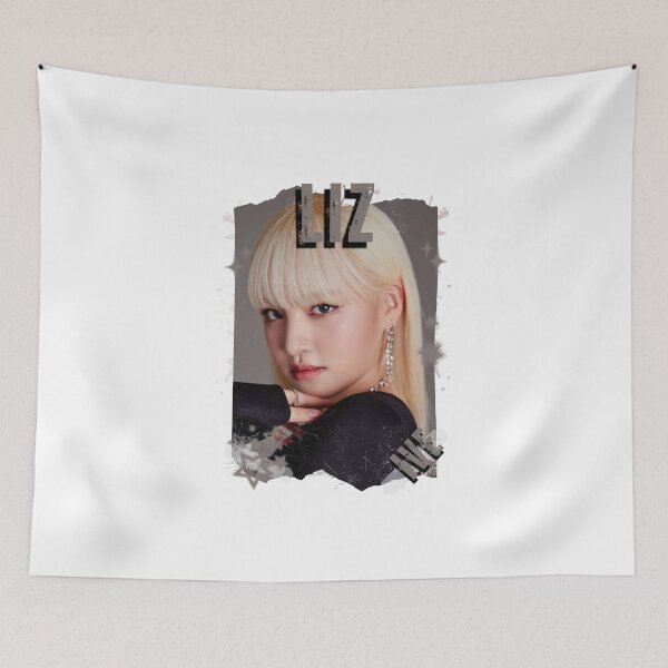 Item preview, Ivee Kpop Liz Group Girl Members Retro Scrapbook Kpop Collage Design designed and sold by HELL0WBELLO.