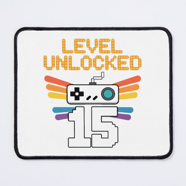 Item preview, Level 15 Unlocked Funny Birthday Gamer Console Mens-Photoroom designed and sold by OlyvieArt.