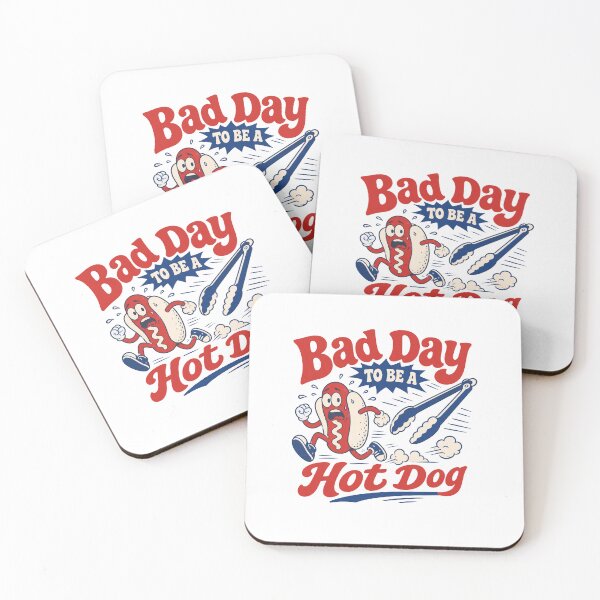 Item preview, Bad Day To Be a Hot Dog Funny July 4th BBQ Grilling Party Humor designed and sold by clothesy7.