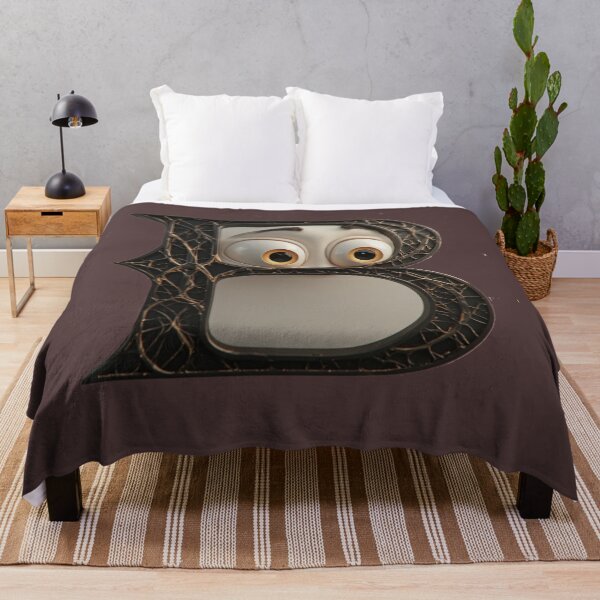 Item preview, Spooky Living Letter B with Eyes Art designed and sold by Digital Design Art.