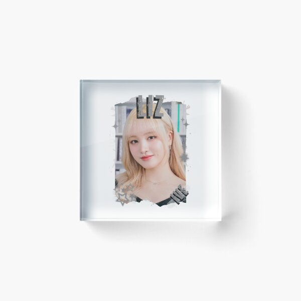 Item preview, Ivee Kpop Liz Group Girl Members Retro Scrapbook Kpop Collage Design designed and sold by HELL0WBELLO.