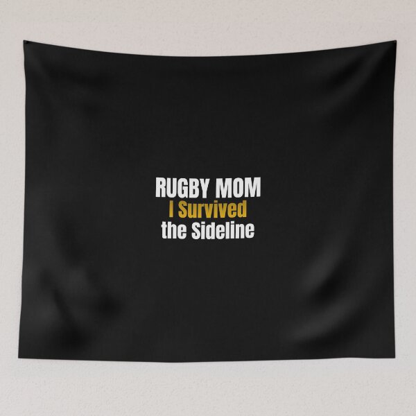 Item preview, Rugby Mom I Survived the Sideline | Funny Rugby Gift | South African Rugby Mom designed and sold by TheOmniaMarket.