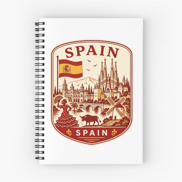 Artikelvorschau, Spanien-Reiseabzeichen entworfen und verkauft von PamLeeDesign.