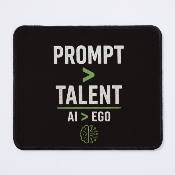 Item preview, Promt>Talent-AI>Ego AI Quote Shirt designed and sold by Mood Printz.
