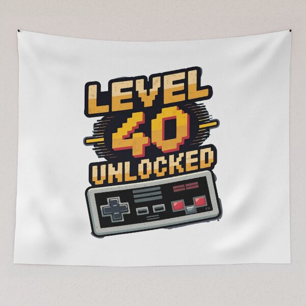 Item preview, Level 40 Unlocked Video Gamer designed and sold by OlyvieArt.