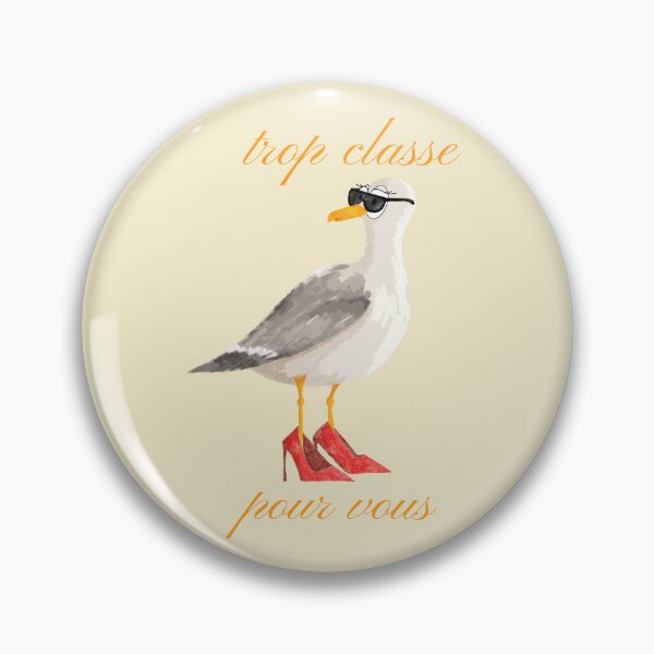 Item preview, Diva Seagull "Too Classy For You" - Humorous & Sarcasm Illustration designed and sold by Ajova-.