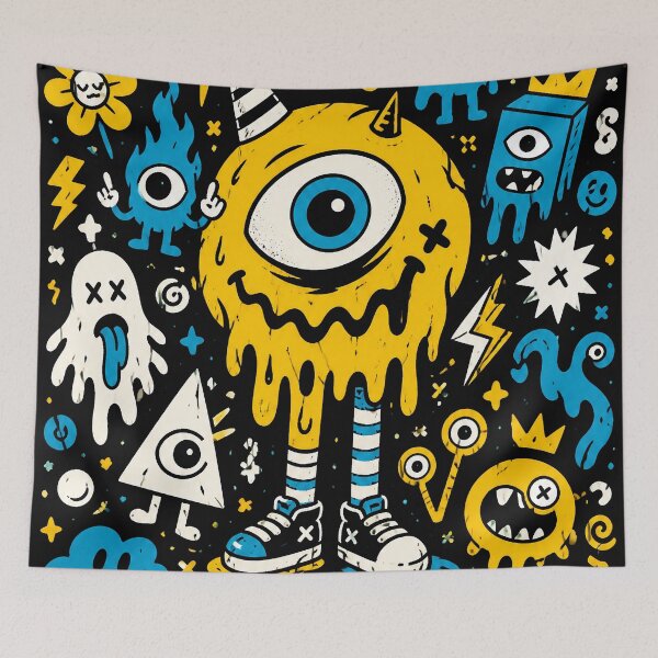 Item preview, Cute Spooky One Eyed Monster designed and sold by ZetaDream.